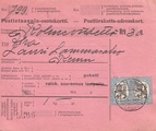 - Postiennakkokortti Helsinki - Keuruu 1925 - Postiennakkokortti Helsinki - Keuruu 1925