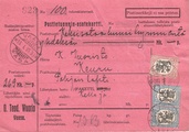 - Postiennakkokortti Vaasa - Keuruu 1925 - Postiennakkokortti Vaasa - Keuruu 1925