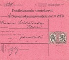 - Postiennakkokortti Jyväskylä - Keuruu 1925 - Postiennakkokortti Jyväskylä - Keuruu 1925