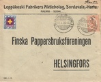 Suomi 1920 - Kuori Sortavala 17.I.20 - Helsinki M17 50p + Joulumerkki 1915 Suomi 1920 - Kuori Sortavala 17.I.20 - Helsinki M17 50p + Joulumerkki 1915