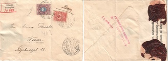 Suomi 1911 - Sinetti R-kuori Helsinki 16.III.11 Kotkamerkit M11 10p+40p Suomi 1911 - Sinetti R-kuori Helsinki 16.III.11 Kotkamerkit M11 10p+40p