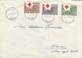 Suomi 1963 - Kuori Vaasa 13.5.63 Punainen Risti 1963 sarja Suomi 1963 - Kuori Vaasa 13.5.63 Punainen Risti 1963 sarja