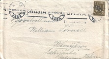 Suomi 1942 - Kuori Vaasa 15.VII.43 M30 leijona 3 1/2mk oliivi Suomi 1942 - Kuori Vaasa 15.VII.43 M30 leijona 3 1/2mk oliivi