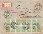 Suomi 1911 - R-kuori Turku H.o.I. 23.I.15 - Koski As. 15xKotkamerkki 1911 5p vihreä A Suomi 1911 - R-kuori Turku H.o.I. 23.I.15 - Koski As. 15xKotkamerkki 1911 5p vihreä A