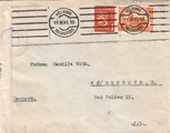 Suomi 1941 - Kuori Helsinki 11.IX.41 Tanskaan 1mk+Viipurin jälleenvaltaus 1,75mk Suomi 1941 - Kuori Helsinki 11.IX.41 Tanskaan 1mk+Viipurin jälleenvaltaus 1,75mk