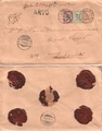 Suomi 1922 - Sinettikuori Köyliö 8.III.22 - Kokemäki | M17 5mk+2mk+25p Suomi 1922 - Sinettikuori Köyliö 8.III.22 - Kokemäki | M17 5mk+2mk+25p