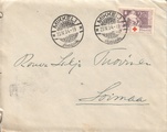 Suomi 1934 - Kuori Mikkeli 23.IV.34 | Punainen Risti 1934 2mk+20p Stålhandske Suomi 1934 - Kuori Mikkeli 23.IV.34 | Punainen Risti 1934 2mk+20p Stålhandske