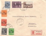 Finland 1941 - East Karelia R-cover Vitele 1.X.41 (2mk sharp A) ID 27762