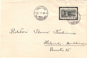 Suomi 1941 - Presidentti Kallion surumerkki FDC