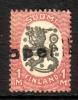 Finland 1917 - Coat of arms m17, 1mk red/black, Laperila