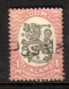 Finland 1917 - Coat of arms m17, 1mk red/black, Pasala