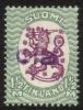 Finland 1926 - m17, 1,50mk grn/lilac, wm X,B - Hytölä