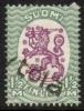 Finland 1926 - m17, 1,50mk grn/lilac, wm X,B - Hytölä