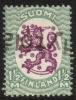 Finland 1926 - m17, 1,50mk grn/lilac, wm X,B - Hytölä