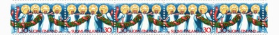 Suomi 1986 - Joulupostimerkki 1986 - Enkelit 5-rivilö Suomi 1986 - Joulupostimerkki 1986 - Enkelit 5-rivilö