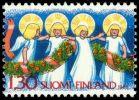 Finland 1986 - Christmas stamp 1986 1/2 - 1,30 mk Angels (left)