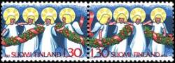 Suomi 1986 - Joulupostimerkki 1986 - Enkelit pari Suomi 1986 - Joulupostimerkki 1986 - Enkelit pari