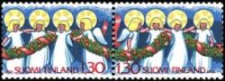 Finland 1986 - Christmas stamp 1986 - Angels pair