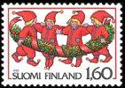 Suomi 1986 - Joulupostimerkki 1986 - 1,60 mk Tontut Suomi 1986 - Joulupostimerkki 1986 - 1,60 mk Tontut