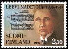 Finland 1987 - Leevi Madetoja (1887-1947) Block of four FDC