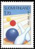 Finland 1987 - World Bowling Championships 1987 Block of four FDC