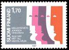 Finland 1987 - Mental Health Block of four FDC