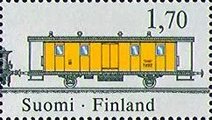 Suomi 1987 - Finlandia 1988 postijunat 2/4 - 1,70mk Postivaunu 9935 Suomi 1987 - Finlandia 1988 postijunat 2/4 - 1,70mk Postivaunu 9935