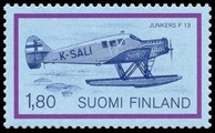 Suomi 1988 - Lentoposti 2/4 - Junkers F13 (Finlandia 88) Suomi 1988 - Lentoposti 2/4 - Junkers F13 (Finlandia 88)