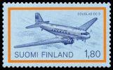 Suomi 1988 - Lentoposti 3/4 - Douglas DC-3 (Finlandia 88)