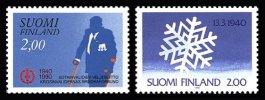 Finland 1990 - Disabled Veteran's Assoc. and Winter War FDC