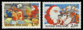 Suomi 1990 - Joulupostimerkit 1990 FDC Suomi 1990 - Joulupostimerkit 1990 FDC