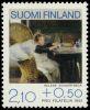 Suomi 1991 - Pro Filatelia 1991 - 2/2 Helene Schjerfbeck, Toipilas