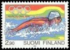 Suomi 1992 - Olympiakisat 1992 2/2 - 2,90 mk Barcelona