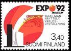 Finland 1992 - Expo 92 Seville (block of four +) FDC