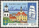 Finland 1992 - Town of Rauma, 550th Anniv. FDC