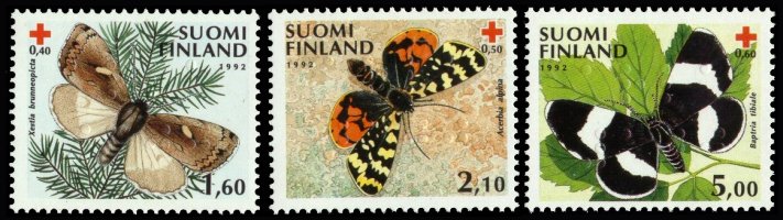 Finland 1992 - Red Cross 1992 - Butterflies FDC