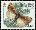 Suomi 1992 - Punainen Risti 1992 perhosia 1/3 - 1,60 + 0,40mk Rusoharmo-yökkönen Suomi 1992 - Punainen Risti 1992 perhosia 1/3 - 1,60 + 0,40mk Rusoharmo-yökkönen