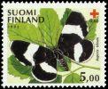 Suomi 1992 - Punainen Risti 1992 perhosia 3/3 - 5,00 + 0,60mk Nunnamittari Suomi 1992 - Punainen Risti 1992 perhosia 3/3 - 5,00 + 0,60mk Nunnamittari