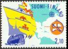 Suomi 1992 - Eurooppa CEPT 1992 1/2 Santa Maria, kartta Suomi 1992 - Eurooppa CEPT 1992 1/2 Santa Maria, kartta