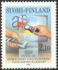 Suomi 1992 - Suomalainen kirjapainotaito nelilö FDC