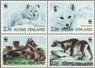 Finland 1993 - Arctic foxes 1/4 WWF (4)