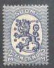 Finland 1925 - N:o block of six 102-7-1925 Coat of arms lion type m17, 2mk blue, wm X, A perf.