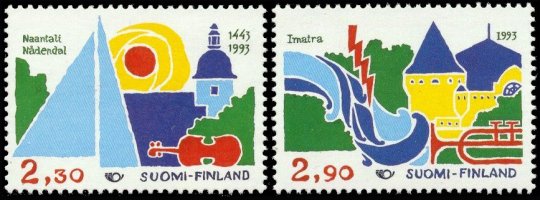 Suomi 1993 - Pohjola 1993 Matkailu FDC Suomi 1993 - Pohjola 1993 Matkailu FDC