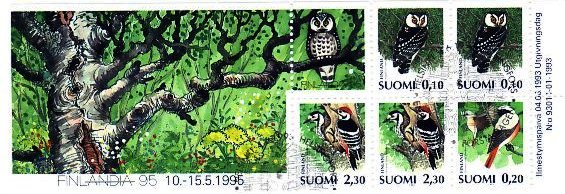 Suomi 1993 - Lintuja FDC Suomi 1993 - Lintuja FDC