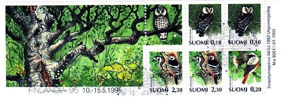 Suomi 1993 - Lintuja FDC