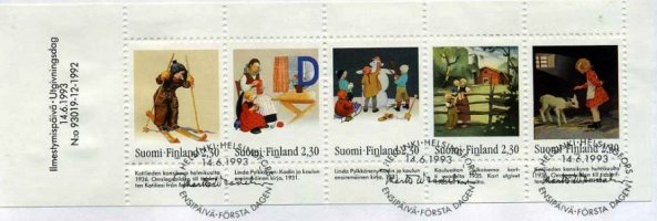 Suomi 1993 - Martta Wendelin FDC