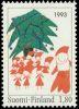 Finland 1993 - Christmas stamp 1993 1,80 - Christmas tree, elves A