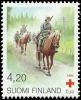 Finland 1994 - Red Cross 1994 3/3 - 2,30 + 0,50mk War horse, Finnhorse