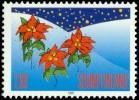 Finland 1995 - Christmas stamp 1995 2/2 - 2,80 mk Poinsettias, Christmas Star