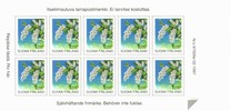 Finland 1997 - Provincial Flowers - Bird Cherry sheet of 10